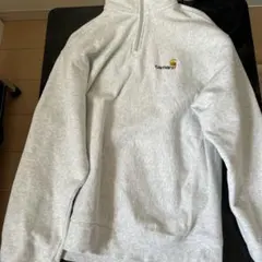 Carhartt グレー ハーフジップスウェット
