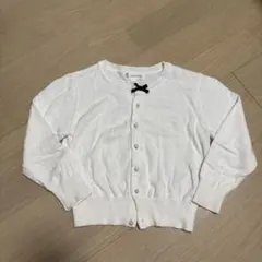 ROPÉ PICNIC ホワイトカーディガン 100