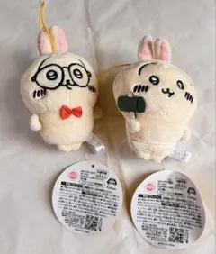 【ちいかわ】ちいかわ　うさぎがいっぱいマスコット2点セット