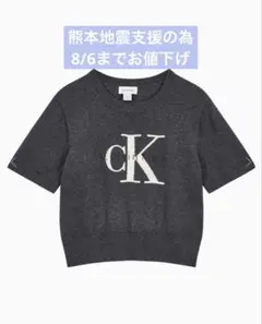 ●定価25000円●【新品・未使用】Calvin Klein 半袖ニットのサムネイル