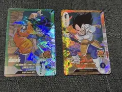 ドラゴンボールスーパーダイバーズ　孫悟空　ベジータ　SR 40th