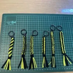 ハンドメイド ティーホルダー(黒×黄)