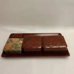 一翠刀　木製タバコ盆 セット 3種　東す8-0828⑤タサコ 一翠刀 木製タバコ盆 セット 3種 東す8-0828⑤タサコ - メルカリ