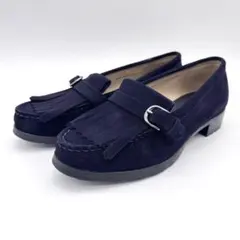 【極美品】リーガル タッセルローファー ネイビー 22.5cm