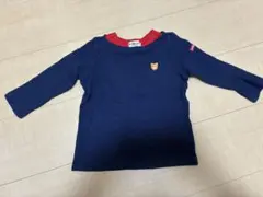 HOT BISCUITS クマ刺繍 長袖トレーナー 裏毛80