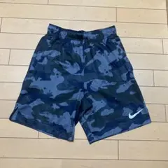 NIKE DRI-FITナイキトレーニングハーフパンツSブルーカモ柄※訳ありのサムネイル