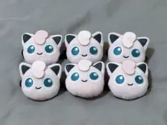 【6個セット】 ポケモン プリン フェイス ヘアクリップ