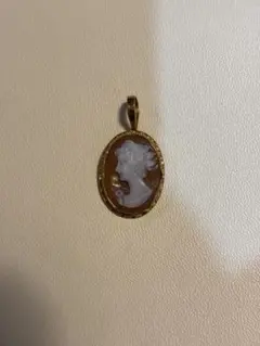 ヴィンテージ カメオペンダントトップ