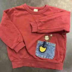 プティマイン　おさるのジョージ　トレーナー　110