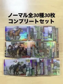 ノーマル全30種30枚コンプリートセット　サラブレッドホースコレクション