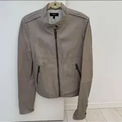 theory ノーカラーレザージャケット 羊革