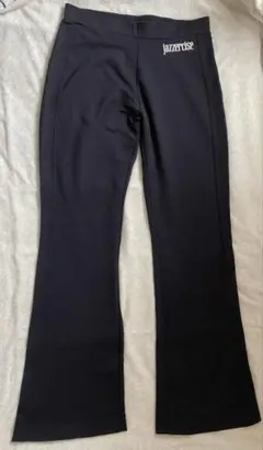 ジャザサイズ　黒フレアパンツ　Lサイズ　フィットネスウェア
