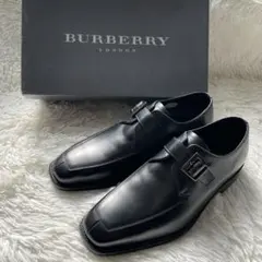 ♡新品未使用　BURBERRY LONDON　 24.5cm ブラック　革靴