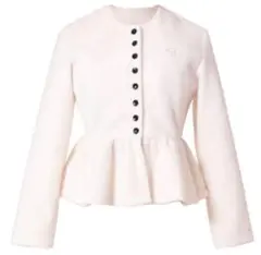 2026年最新】bibiy ペプラムカーディガン ピンクの人気アイテム - メルカリ