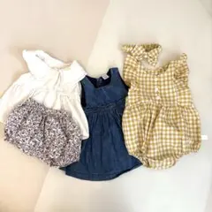 70cm(＋ブラウス1着90cm) 半袖ベビー服まとめ売り