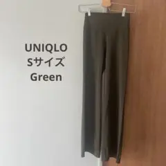 UNIQLO ユニクロ エアリズム フレアレギンス グリーン レギンス S