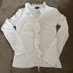 INDIVI フリルカットソー