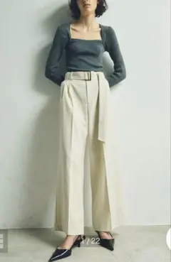 グレースコンチネンタル⭐︎ロールアップワイドパンツ 36（M） - メルカリ