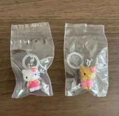 ハローキティ めじるしアクセサリー お花 日焼け ガチャガチャ