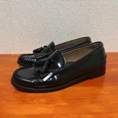 ジーエイチバス タッセルローファー 黒 ブラック 23cm 36