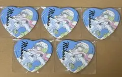 進撃の巨人 激動シリーズ 特典ハート型缶バッジ ミカサ ５個セット