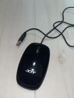 Acer 有線マウス 黒
