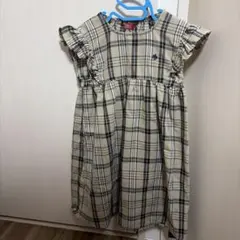 POLO チェック柄 ワンピース 120