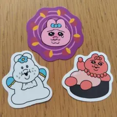 スシロー　可哀想に！　コラボ限定　おぱんちゅうさぎ　ピック　３種類セット