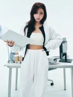 【New Balance for emmi】ウエストギャザースウェットパンツ