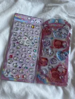 【匿名配送】もちもちパンダ　ジュエルプチドロップ　ウォーターシール