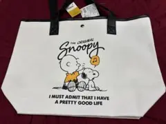 新品✨スヌーピー帆布トートバッグのサムネイル