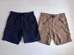 ユニクロ　UNIQLO ギアショーツS ブラック/ブラウン