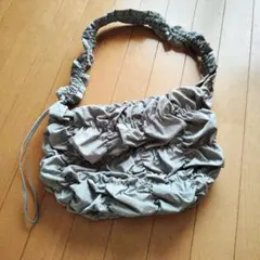 GUギャザーショルダーバッグ