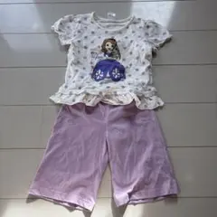Disney ソフィア　プリンセス 半袖短パン パジャマ 120