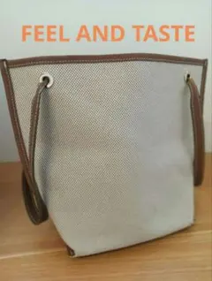 FEEL AND TASTE トートバッグ 　ハンドバッグ　日本製
