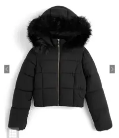 2Wayフード付きファーダウンジャケット GRL