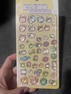 ちいかわ公式ボンボンドロップシールとクリアプクフクキャンディ