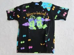 東京ディズニーリゾート　ハロウィンTシャツ　黒　L　ok2509A