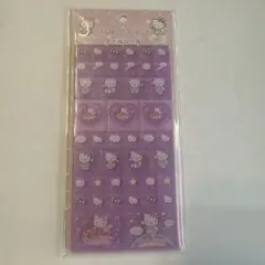 ハローキティ タイルシール　パープル　未使用　正規品
