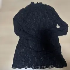 黒のレース長袖シャツ M