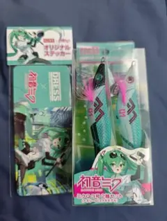 初音ミク✕DRESS PEライン 0.8号 200m 5pcs ステッカー付き - メルカリ
