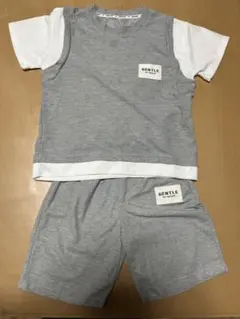 GENTLE 重ね着風 Tシャツ ショートパンツ セットアップ サイズ130