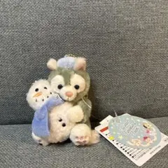 ジェラトーニ ぬいぐるみバッジ　Winter Twinkling Town