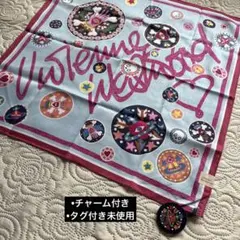 Vivienne Westwood チャーム付き大判ハンカチ 未使用　日本製