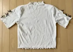 NICE CLAUP 半袖 トップス ニット