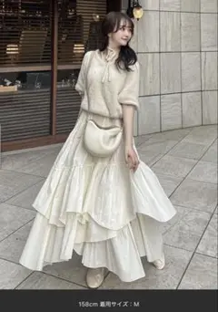 ランダムティアードスカート　titivate Mサイズ