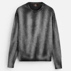 ZARA スプレープリントセーター　M