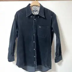 BURBERRY ブラック コーデュロイシャツ M