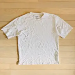 GU Dry ponte クルーネックTシャツ ホワイト S 白シャツ