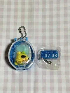 728 DRIVER'S TAG 推しのプレート　たまごっちケース　ブルー　青